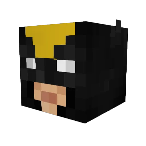 BIGDUDE_88 Minecraft avatar head, 3D render