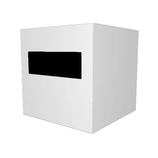 BIGFATMO Minecraft avatar head, 3D render