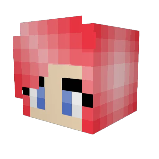 BIGFKNCOCC Minecraft avatar head, 3D render