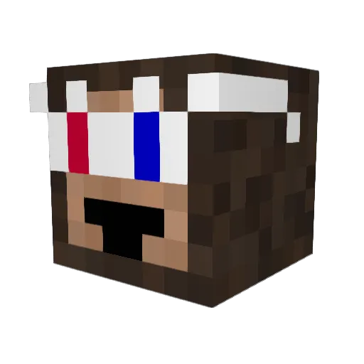 BIGFOOTCANDEAL Minecraft avatar head, 3D render