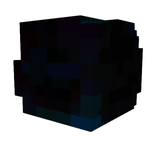 BIGGECHEZ Minecraft avatar head, 3D render