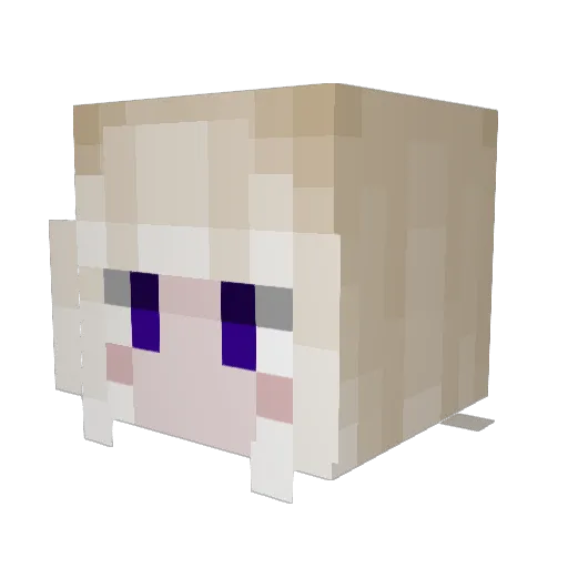 BIGGOTHMOMMY Minecraft avatar head, 3D render