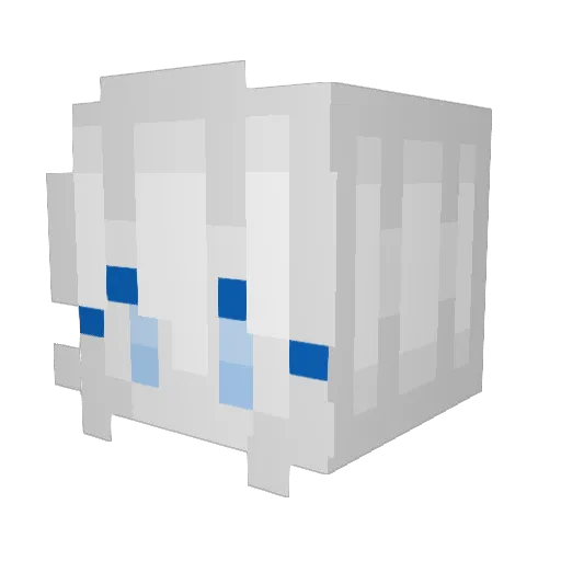 BIGHUNCH00 Minecraft avatar head, 3D render