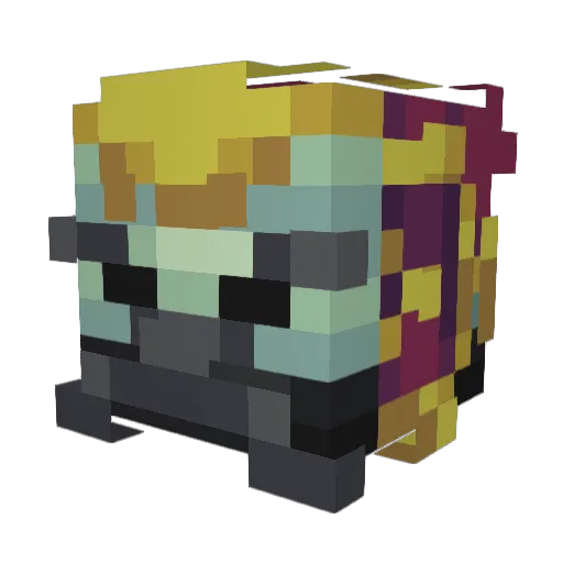 BIGIVAN123 Minecraft avatar head, 3D render