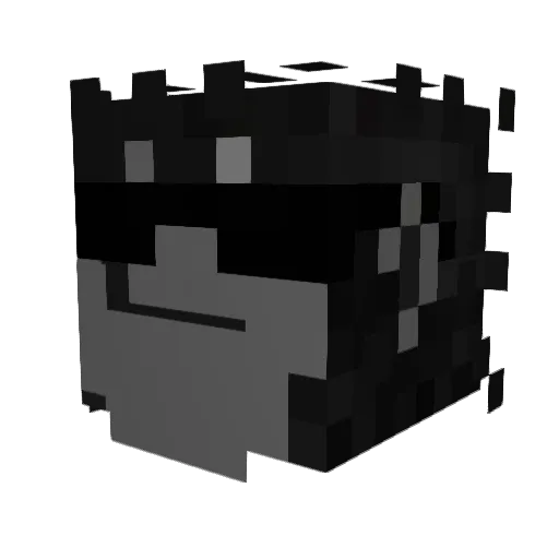 BIGNNATTYDADDY Minecraft avatar head, 3D render