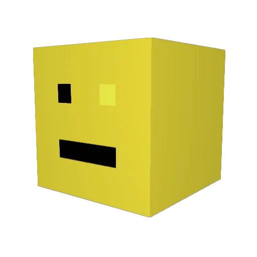 BIGNOOBLORD Minecraft avatar head, 3D render