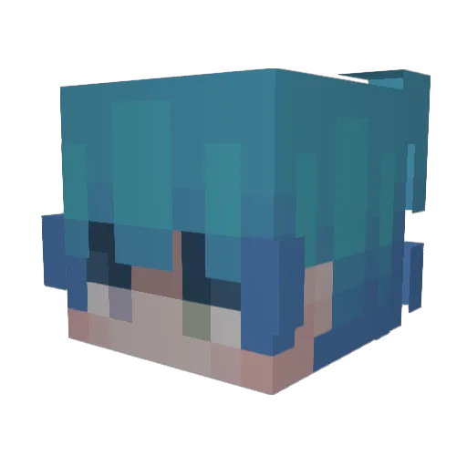BIGPenguiN932 Minecraft avatar head, 3D render