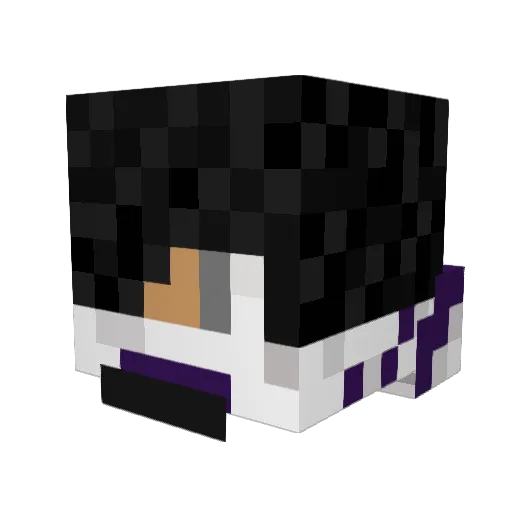 BIGTIMEPAIN Minecraft avatar head, 3D render