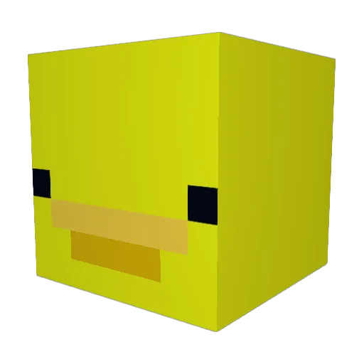 BIGWOG Minecraft avatar head, 3D render