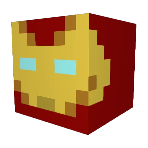 BIG_A12 Minecraft avatar head, 3D render