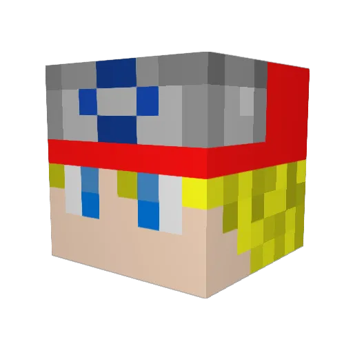 BIG_AL24 Minecraft avatar head, 3D render