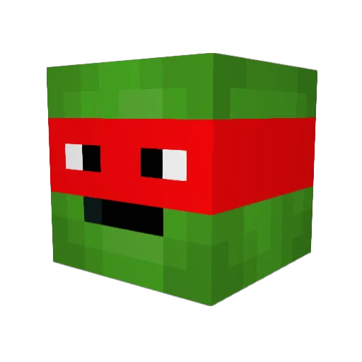 BIG_BROCCOLI Minecraft avatar head, 3D render