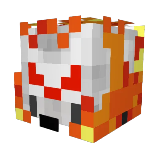 BIG_DOOF Minecraft avatar head, 3D render