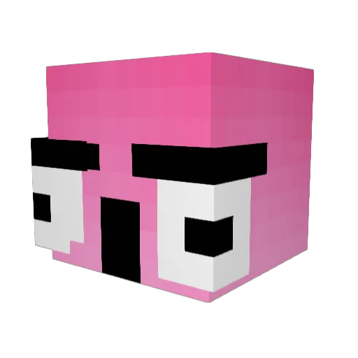 BIG_JIMMY123 Minecraft avatar head, 3D render