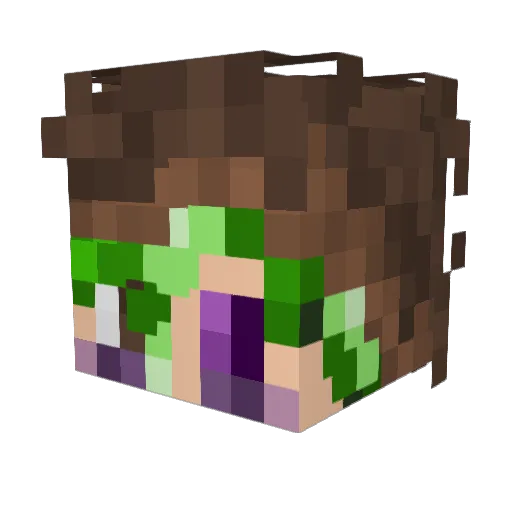 BIG_Man898 Minecraft avatar head, 3D render