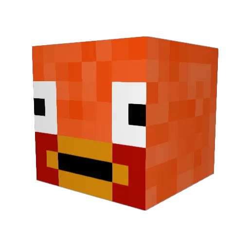 BIG_SPLODGE321 Minecraft avatar head, 3D render