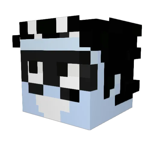 BIG_Yogurrt Minecraft avatar head, 3D render