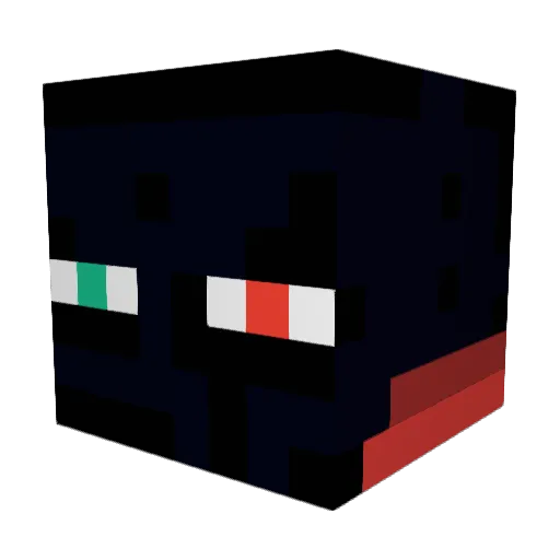 BIG_bartez Minecraft avatar head, 3D render