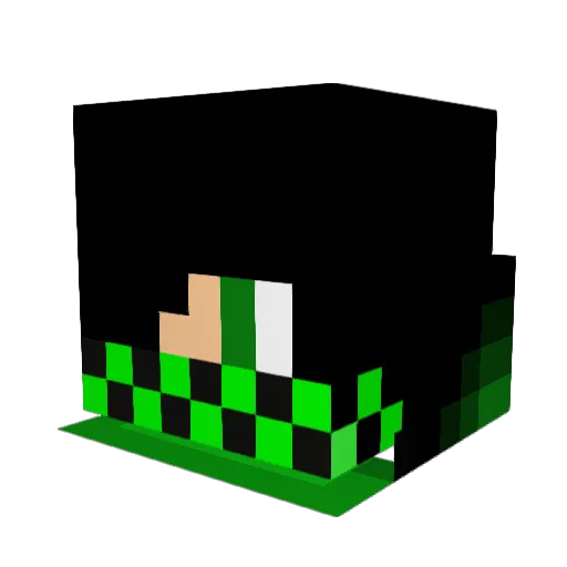 BIGxk1ller Minecraft avatar head, 3D render