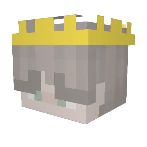 BILALKHAN1812 Minecraft avatar head, 3D render