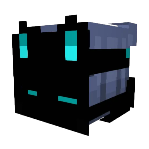 BILIBILI_LOSER Minecraft avatar head, 3D render