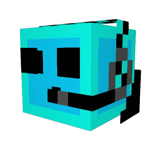 BILLBADKILLER Minecraft avatar head, 3D render