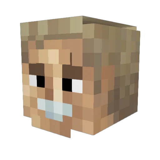 BILLY_HARINGTON1 Minecraft avatar head, 3D render