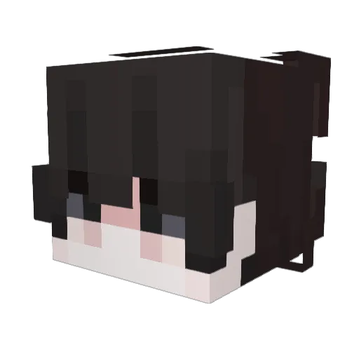 BINBEOB Minecraft avatar head, 3D render