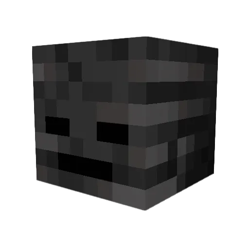 BINCI122 Minecraft avatar head, 3D render