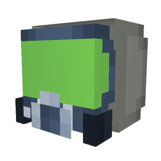 BINGBONG78 Minecraft avatar head, 3D render
