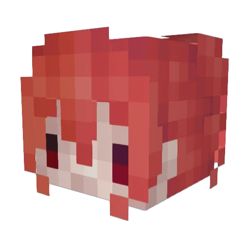 BINGCH1LLING521 Minecraft avatar head, 3D render