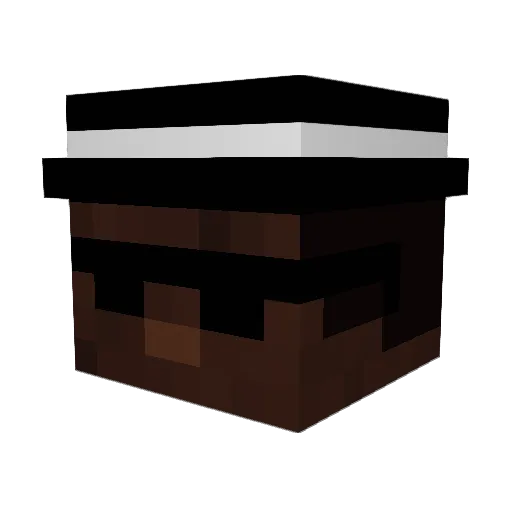 BINIK0 Minecraft avatar head, 3D render