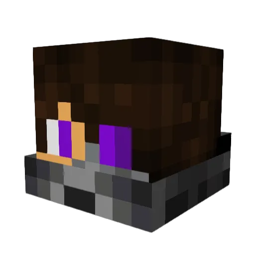BIONIC_REBELION Minecraft avatar head, 3D render