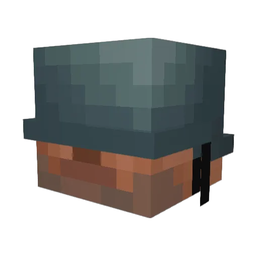 BITAJIA Minecraft avatar head, 3D render