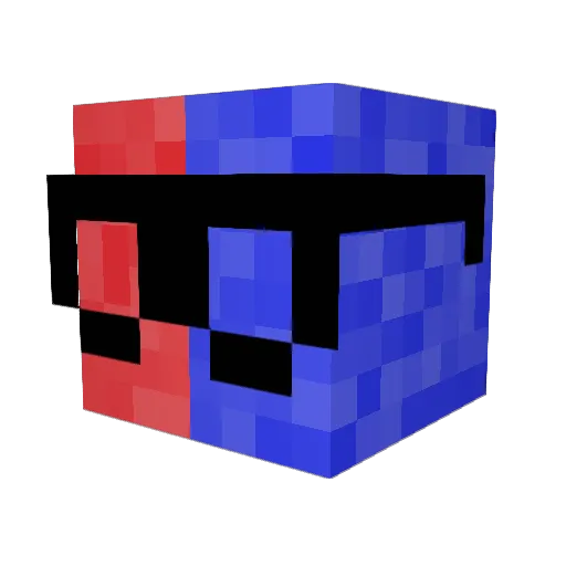 BIazez Minecraft avatar head, 3D render