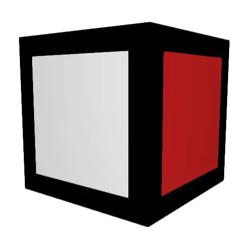 BIbiNetta Minecraft avatar head, 3D render