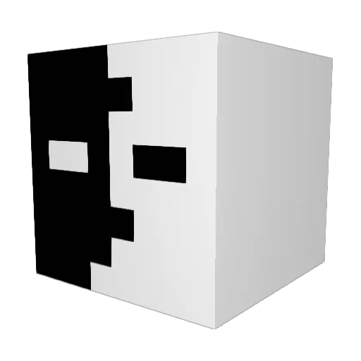 BJORN20 Minecraft avatar head, 3D render
