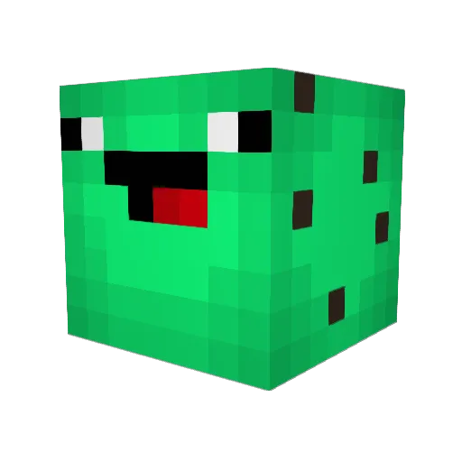 BJOSAB2 Minecraft avatar head, 3D render