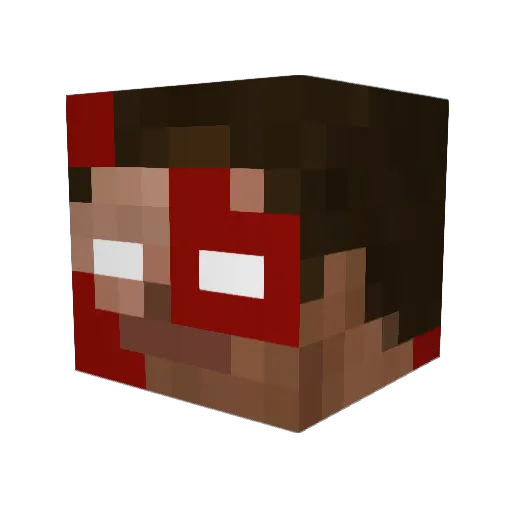BJam1130 Minecraft avatar head, 3D render