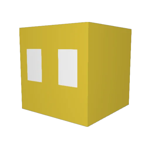 BK31O Minecraft avatar head, 3D render