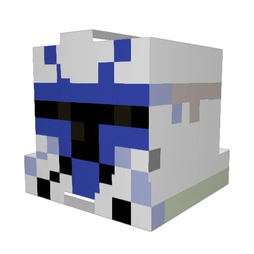 BKENABOXER Minecraft avatar head, 3D render
