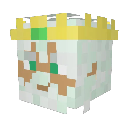 BKRowMaster Minecraft avatar head, 3D render