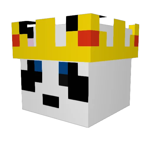 BKZ014 Minecraft avatar head, 3D render