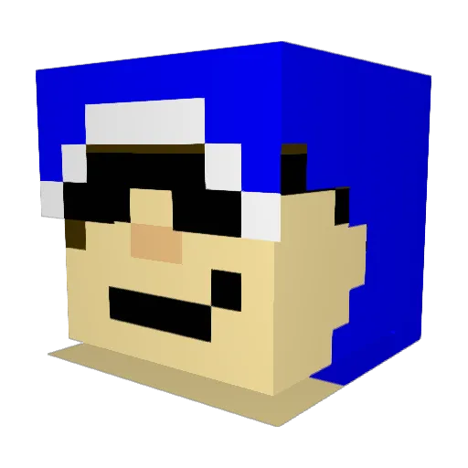 BKelly684 Minecraft avatar head, 3D render