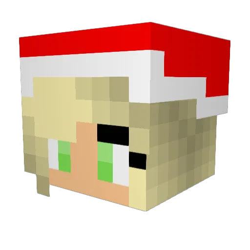 BKspiele Minecraft avatar head, 3D render