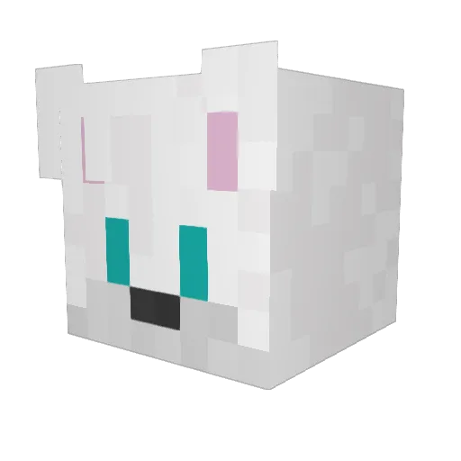 BL1zardWolf Minecraft avatar head, 3D render