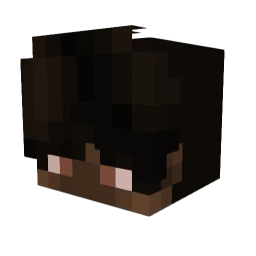 BLACKBEAR321 Minecraft avatar head, 3D render