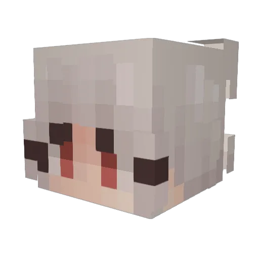 BLACKCAB Minecraft avatar head, 3D render