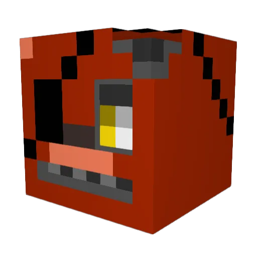 BLACKDISCIPLE64 Minecraft avatar head, 3D render
