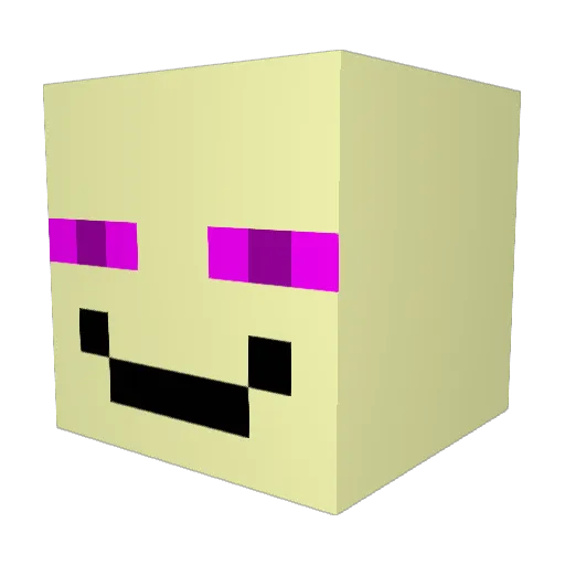 BLACKDOGBOI Minecraft avatar head, 3D render